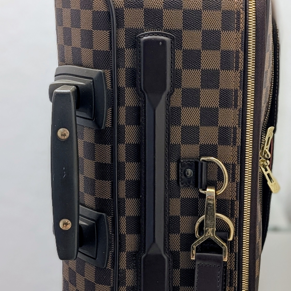 Louis Vuitton Damier Ebene Pegase 55 Rolling Luggage Carry On. - Picture 7 of 12